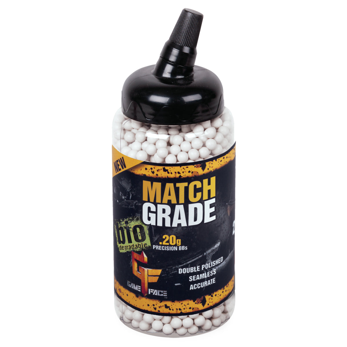 MUNICIÓN BIODEGRADABLE MATCH GRADE AIRSOFT CAL. 6MM CON 2000 UNIDADES